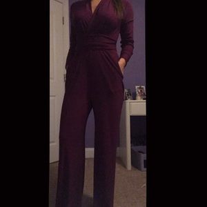 Purple Venus Long-Sleeve Romper